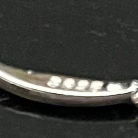 BBY Ice Blue Crystal & Cz 2” Silver Dangle Earrings - Picture 5 of 7